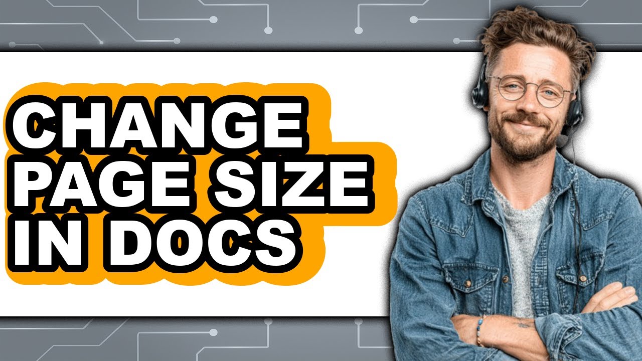 How to Change Page Size in Docs (updated) - YouTube