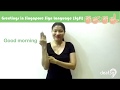 Singapore sign language sgsl lesson greetings