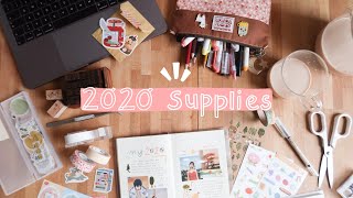 ️ my 2020 journal supplies 