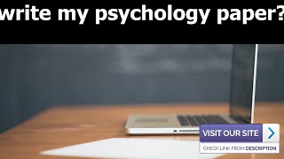Buy A Paper in Psychology | Psychology Essay Writing Service