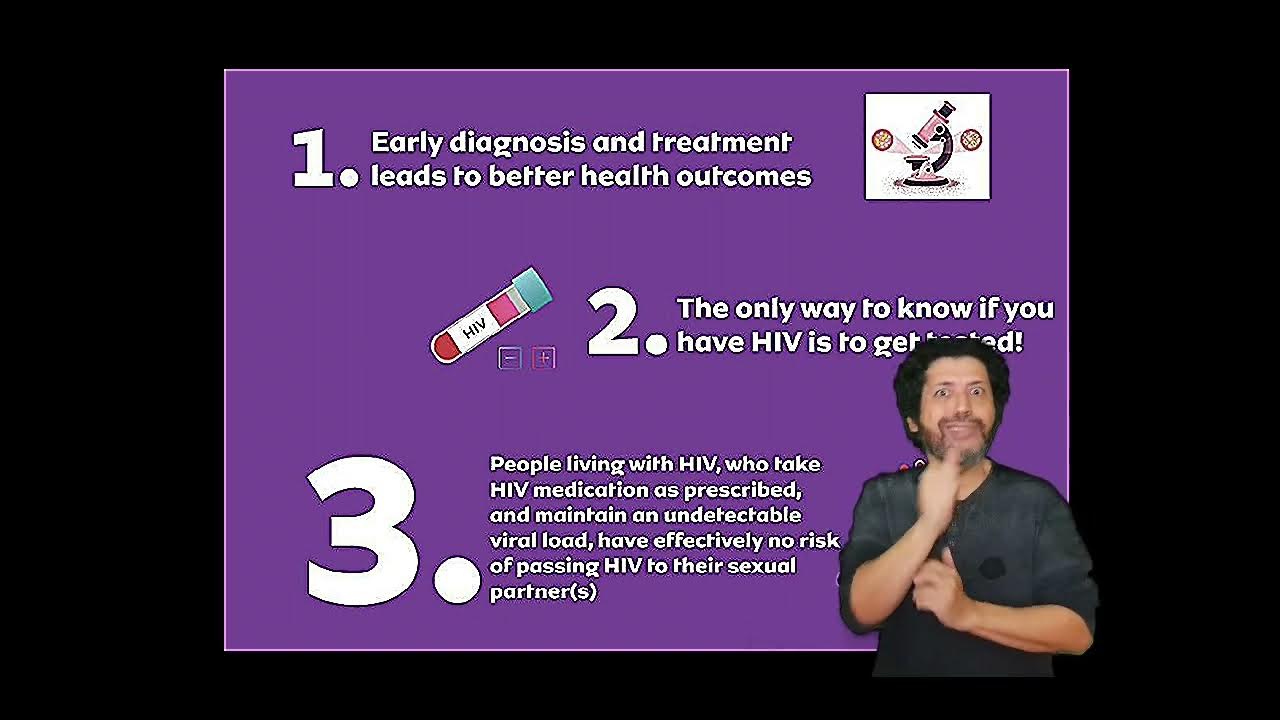 The only way to know if you have HIV is to get tested. (DOP) YouTube