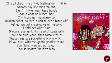 YNW Bortlen ft Toosii - Lovey Dovey - LYRICS