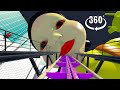 🔴VR 360° Squid Game The Lobby Bedroom Roller Coaster Challenge