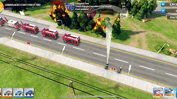 EMERGENCY HQ - LUMBERJACKS START FOREST FIRE!