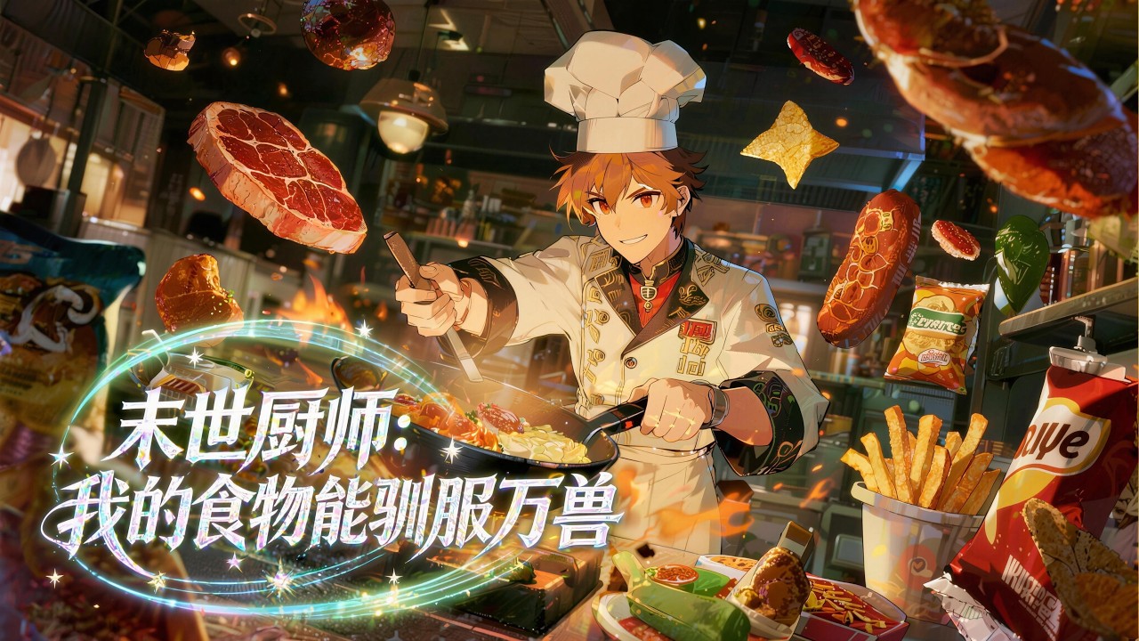 【Multi Sub】《末世廚師：我的食物能馴服萬獸》被當成垃圾拋棄的廚師職業，竟是能無限生成食物的雙界系統，變異體乖乖聽話，前隊友跪求食物。#動漫 #熱門漫劇