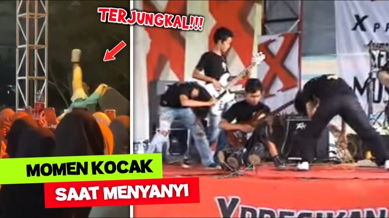 BAND AMBURADUL..!! Deretan Momen Kocak  Saat MENYANYI Di Panggung #10