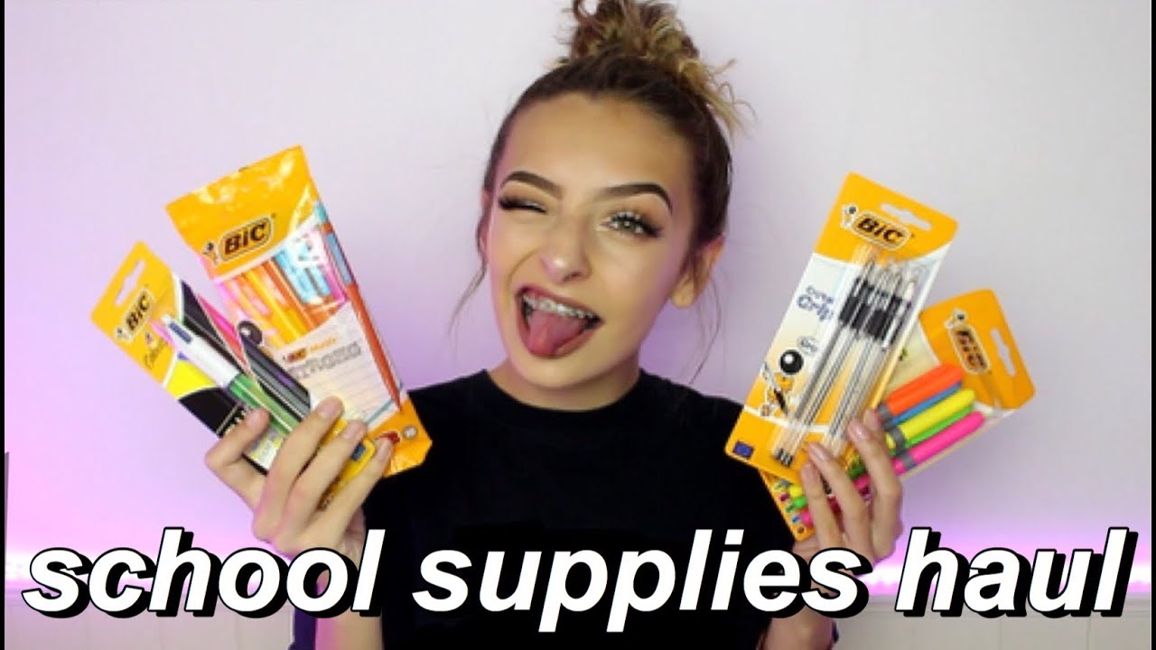 school supplies haul 2017 | Amy Menzies