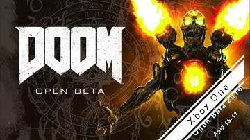 DOOM 2016 ! Xbox One Open Beta Gameplay Footage