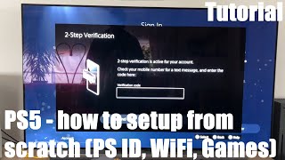 How to set up your brand new Sony PlayStation 5 (PS5) console from ...