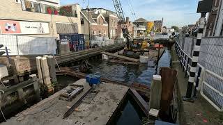Renovatie Sluis En Brug In Het Centrum Van Bodegraven 2024 Deel 1