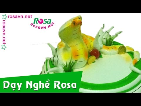 Video Bánh kem sinh nhật cho người tuổi rắn - tuổi Tỵ - youtube