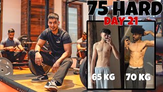 My first client&#39;s 60-day transformation is incredible | 75 HARD day 21