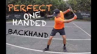 How To Hit Perfect One Handed Backhand (TENFITMEN, Episode 29)