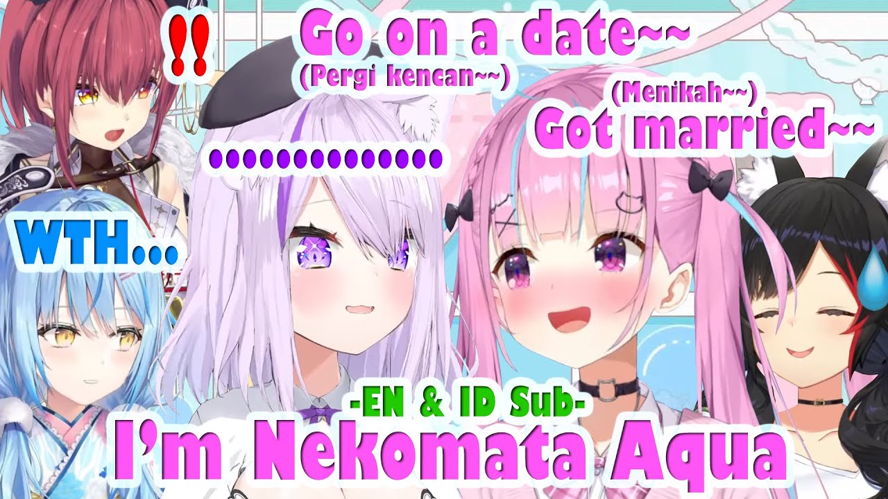 Aqua Turns Fashion Designing Into Her Fantasy With Okayu, But It Ends in Tragedy?! [Hololive]