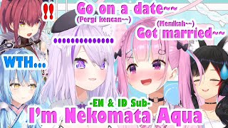 Aqua Turns Fashion Designing Into Her Fantasy With Okayu, But It Ends in Tragedy?! [Hololive]