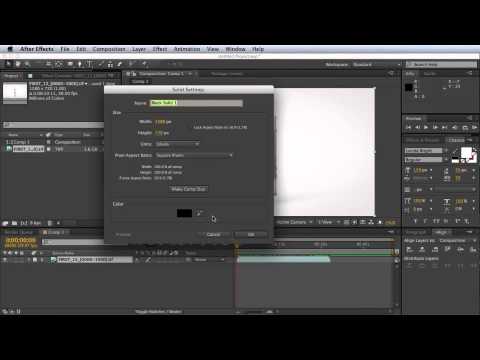 Tutorial - Compositing in After Effects