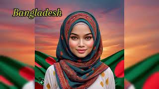 Countries ai Muslim countries Beautiful hijab women