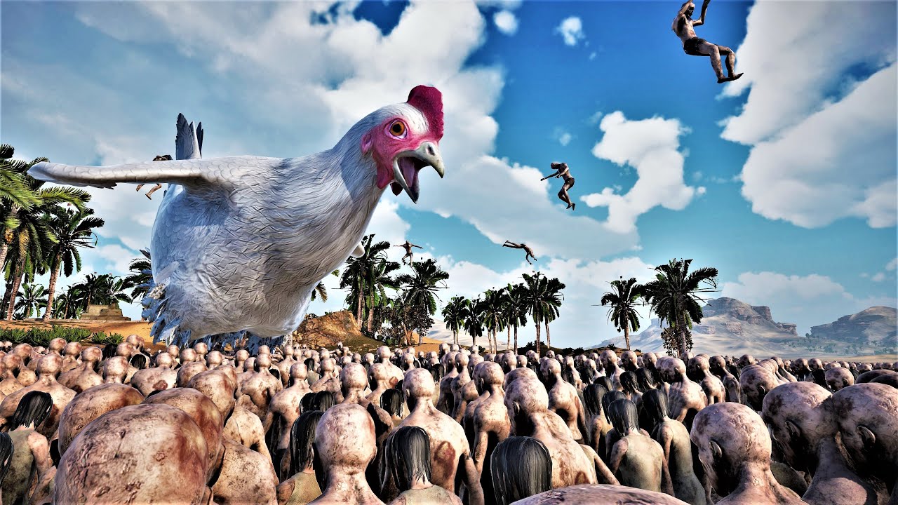 GIANT CHICKEN vs 2,000,000 ZOMBIES! - Ultimate Epic Battle Simulator 2 ...
