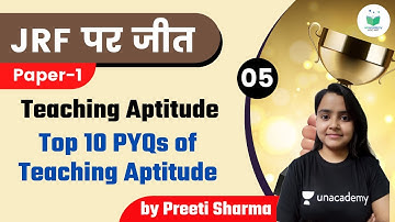 07:30 AM - NTA UGC NET 2021 | Teaching Aptitude by Preeti Sharma | Top 10 PYQs of Teaching Aptitude