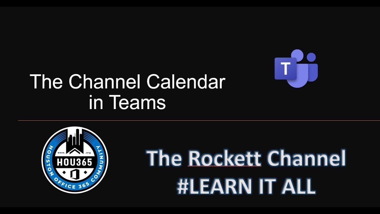 Microsoft Teams Channel Calendar YouTube Microsoft Teams Channel Calendar YouTube