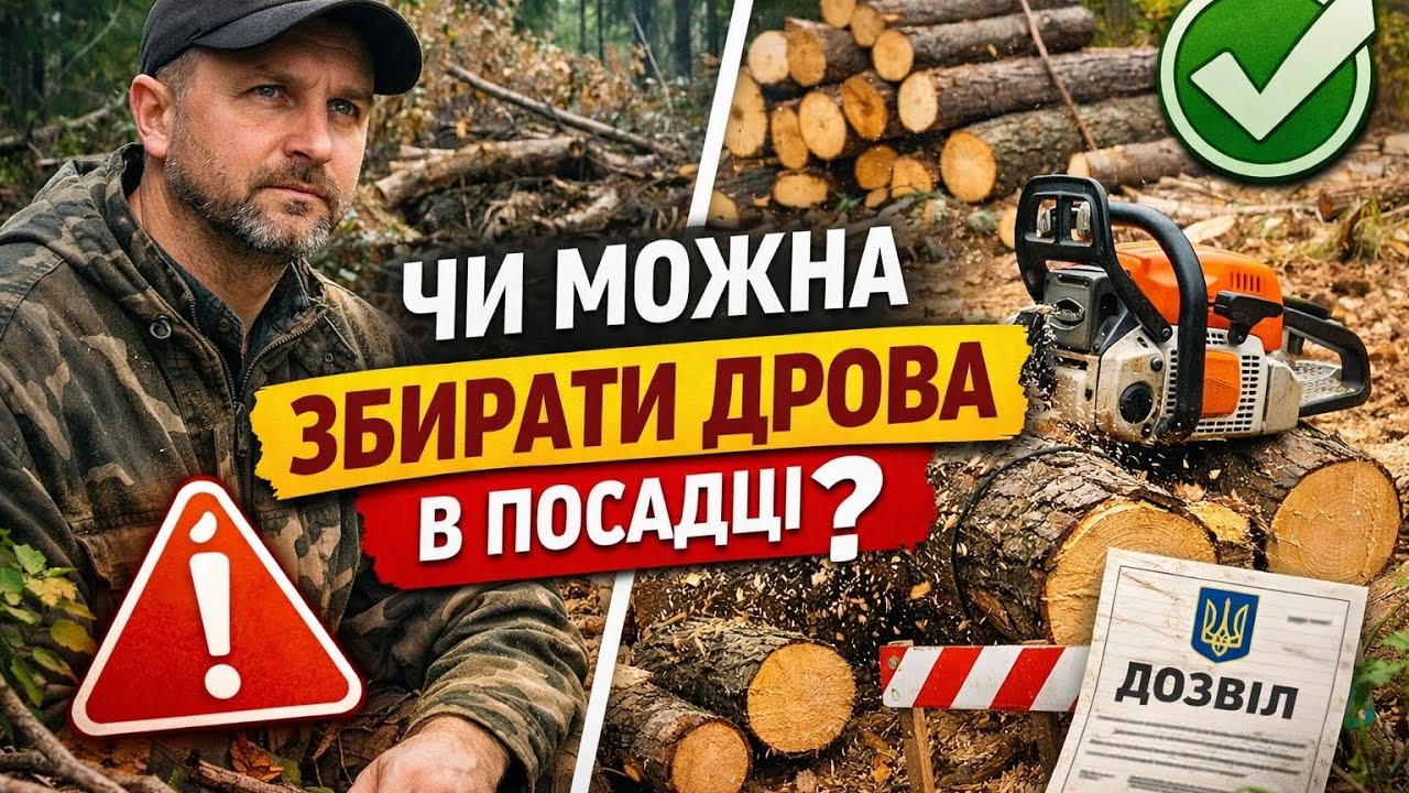 Можна чи не можна збирати дрова в лісі або в посадці? Чітка відповідь