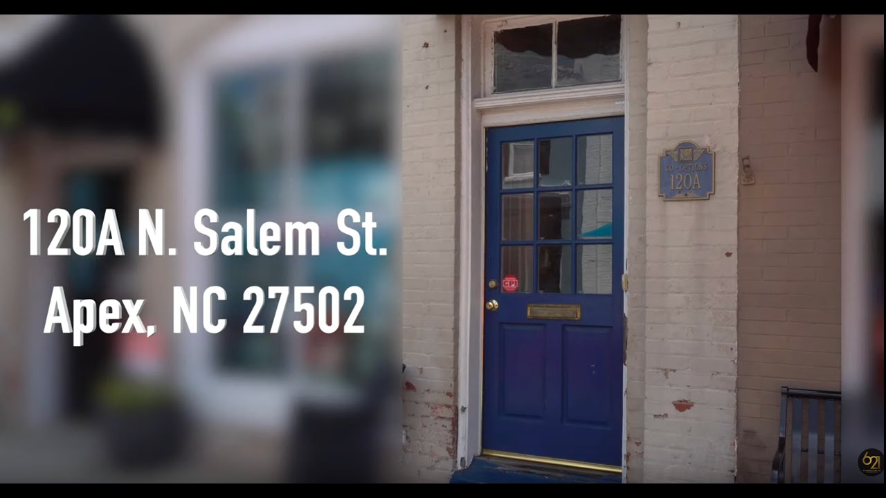 Commercial Property Listing for 120A N. Salem St. Apex, NC 27502 YouTube