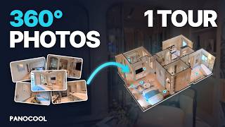 360 Photos to a Virtual Tour in Minutes: Floor Plan and 3D View