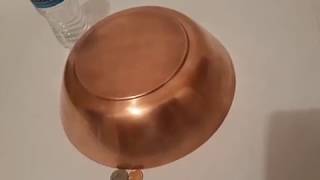 Vintage Metal Copper Bowl, Basket, Planter, Decor, Heavy Duty, Stegor S-10, Quality Copper,