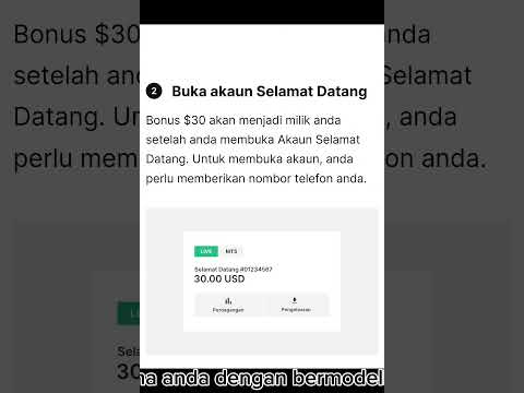 Link pendaftaran pada ruang Komen buat pendaftaran secara percuma Untuk dapat 30usd secara percuma