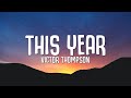 [1 Hour Version] Victor Thompson - THIS YEAR (Blessing) LYRICS ft. Ehis D Greatest  2023