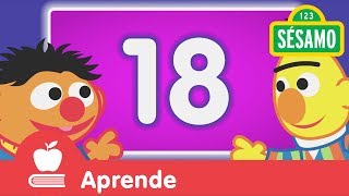 Sésamo Beto Y Enrique Y El Baile Del Número 18