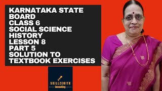 Karnataka State Board|Class 6|Social Science|Chapter 8lPart 5|Guptas Solution to Text Book Exercises screenshot 5