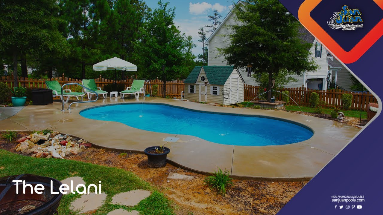 The Lelani – A Free Form Pool Shape with Tanning Ledge