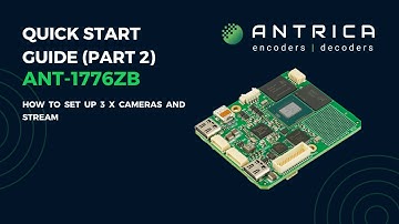 ANT-1776ZB Quick Start Guide part2 : How to connect 3 cameras at the same time and stream all 3.