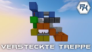 Einfache Versteckte Treppe [German] [Minecraft Redstone Tutorial]