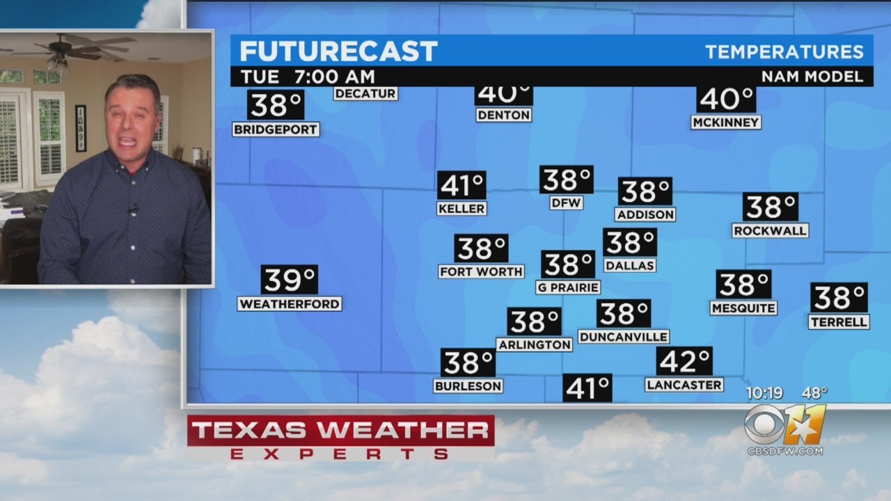 Temps Dropping Well Below Normal Again Tuesday AM - YouTube