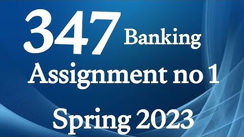 AIOU Code 347 Solved Assignment No.1 Spring 2023 #aiou #aiousolveassignments