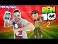 ПАПА РОБ и МАЙКИ играют в  BEN 10 Up to Speed. Часть 2. Игра Мультик.