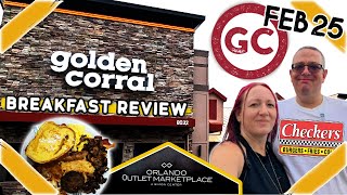 Golden Corral Breakfast Review International Drive Orlando Florida Vlog | Shopping At Outlet Markets