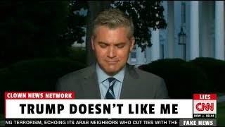 CNN Reporter Whines About Being Seated in Back Row at Trump Press Conference 😂