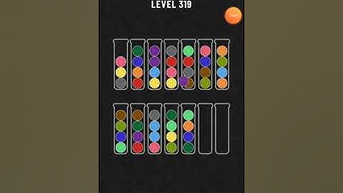 Ball sort puzzle level 319