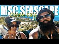 Our first time at msc private island with melanin at sea 20