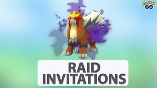 JOIN FAST! Shadow Entei Raid Invites LIVE (Pokémon GO)