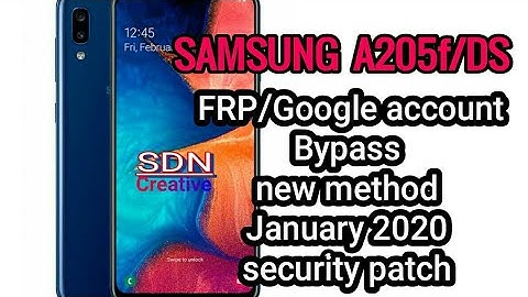 samsung a20 frp bypass latest. samsung.A205f January 2020 Method. A205f frp bypass without pc.