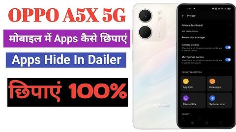How to Apps hide in Dailer on Oppo A5X 5G, All Oppo Smartphone Apps Hide Setting 🔥🔥🔥