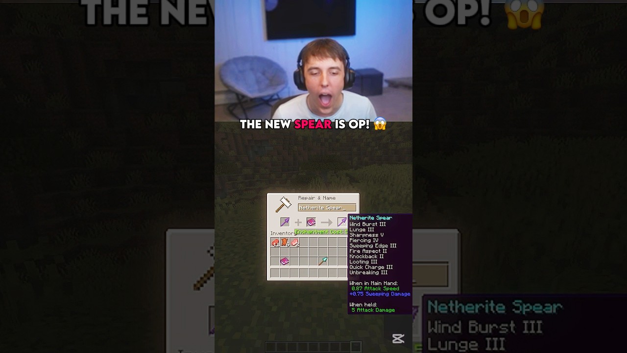 DrDonut tries the new spear! 