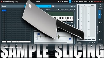 Sample cutting in MSoundfactory