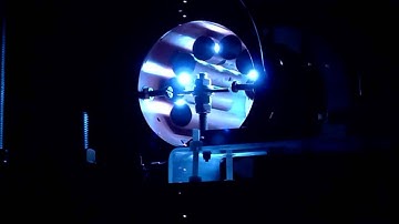 Tesla Coil Richard Quick spark gap running view