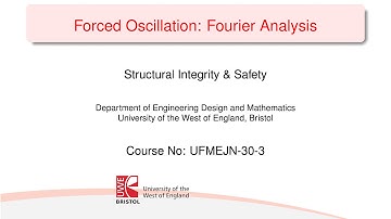 Dynamics and Control 4-1 Fourier Series