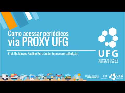 Como ativar e utilizar o Proxy UFG para acesso de periódicos